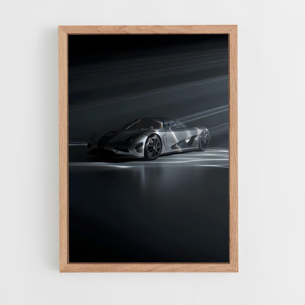 Poster Agera Noir – affiche Koenigsegg (vue 4)